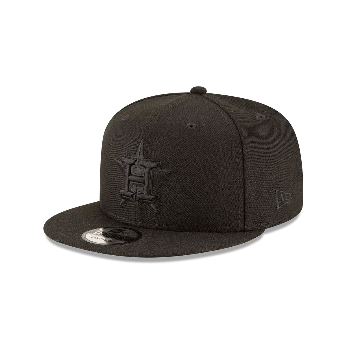 Houston Astros Basic All Black 9FIFTY Snapback Hat