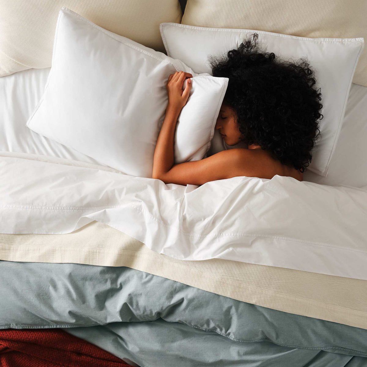 Washed Classic Percale Duvet Set Bundle