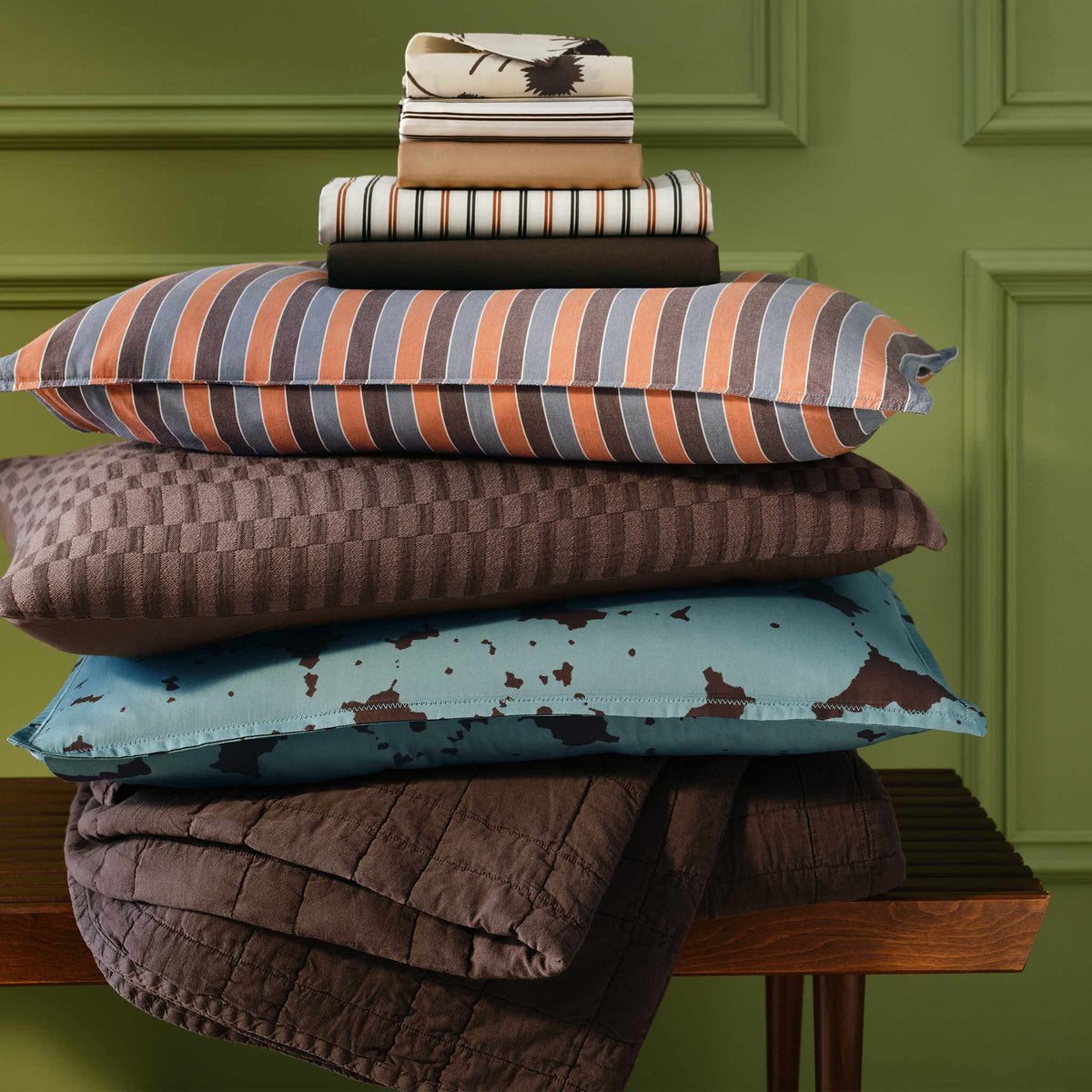 Woven Checkerboard Sham Set