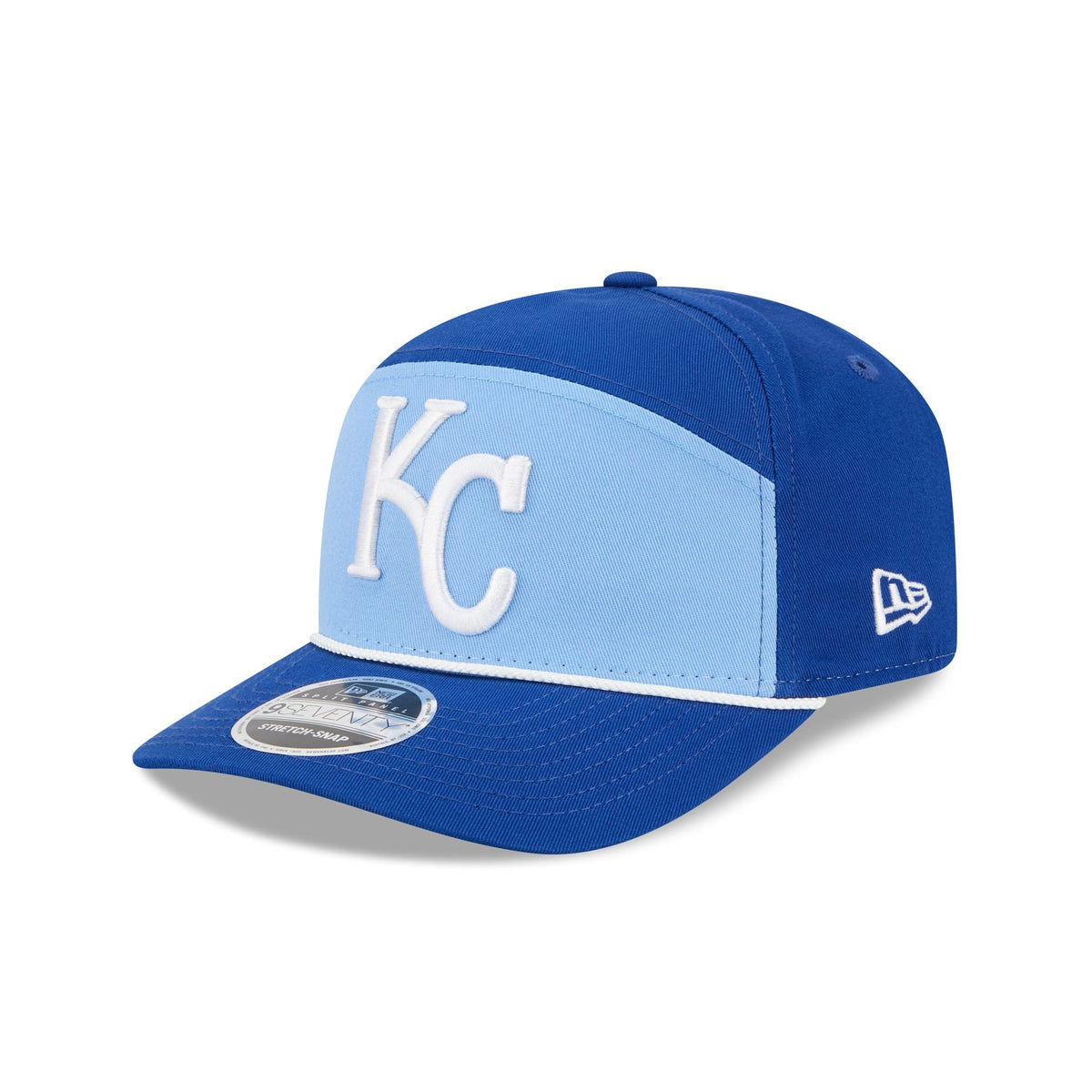 Kansas City Royals Split Panel 9SEVENTY Stretch-Snap Hat