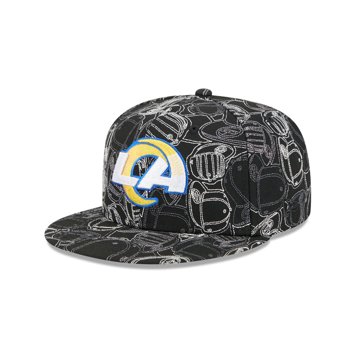 Los Angeles Rams Cap Scramble 59FIFTY Fitted Hat