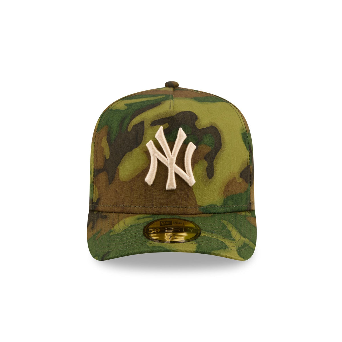 New York Yankees Three Looms Ripstop Camo 59FORTY A-Frame Fitted Hat