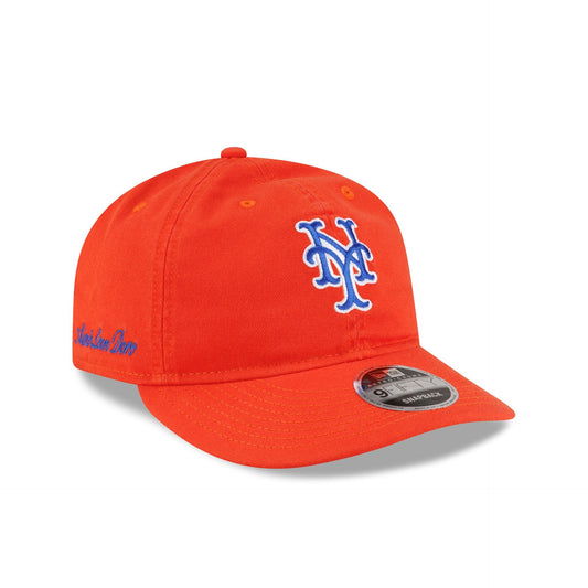 Aimé Leon Dore New York Mets Orange Retro Crown 9FIFTY Strapback Hat