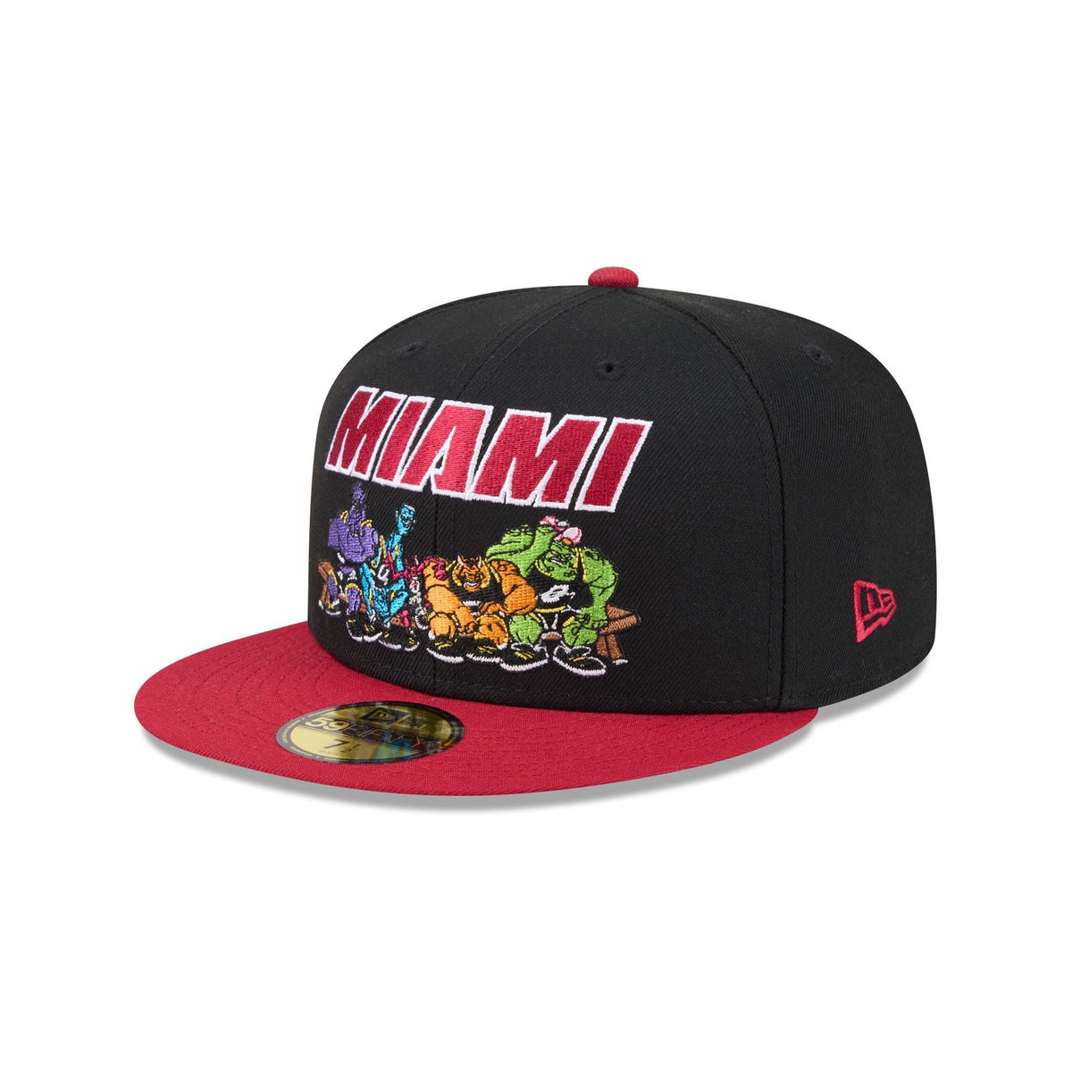 Space Jam x Miami Heat Monstars Black 59FIFTY Fitted Hat