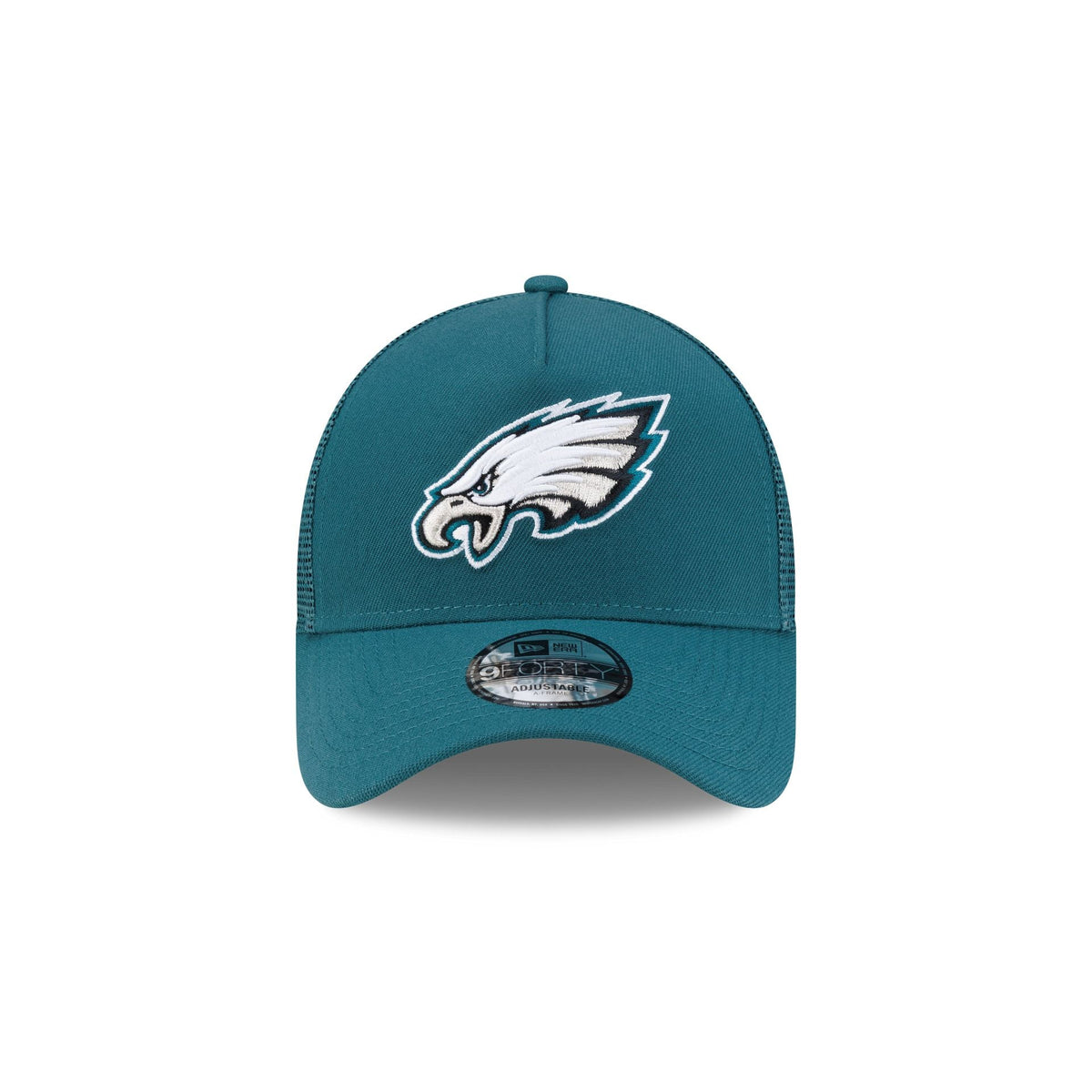 Philadelphia Eagles Side Script 9FORTY A-Frame Trucker Hat