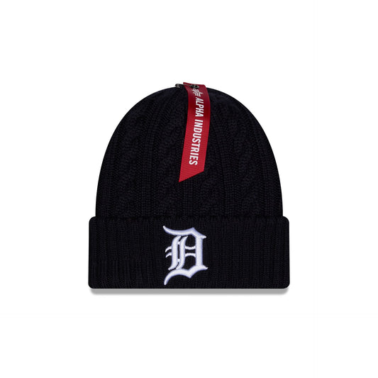 Alpha Industries x Detroit Tigers Cable Knit Hat