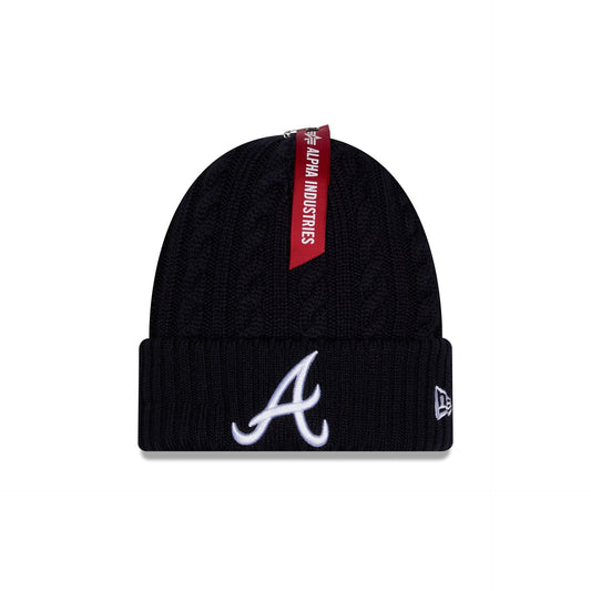 Alpha Industries x Atlanta Braves Cable Knit Hat