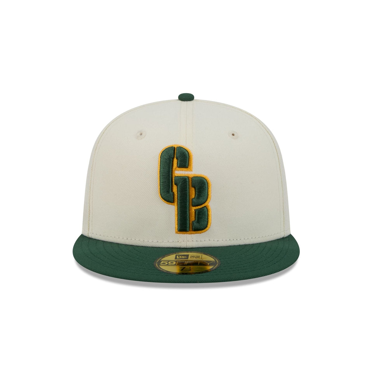 Green Bay Packers Deceptor Chrome White 59FIFTY Fitted Hat