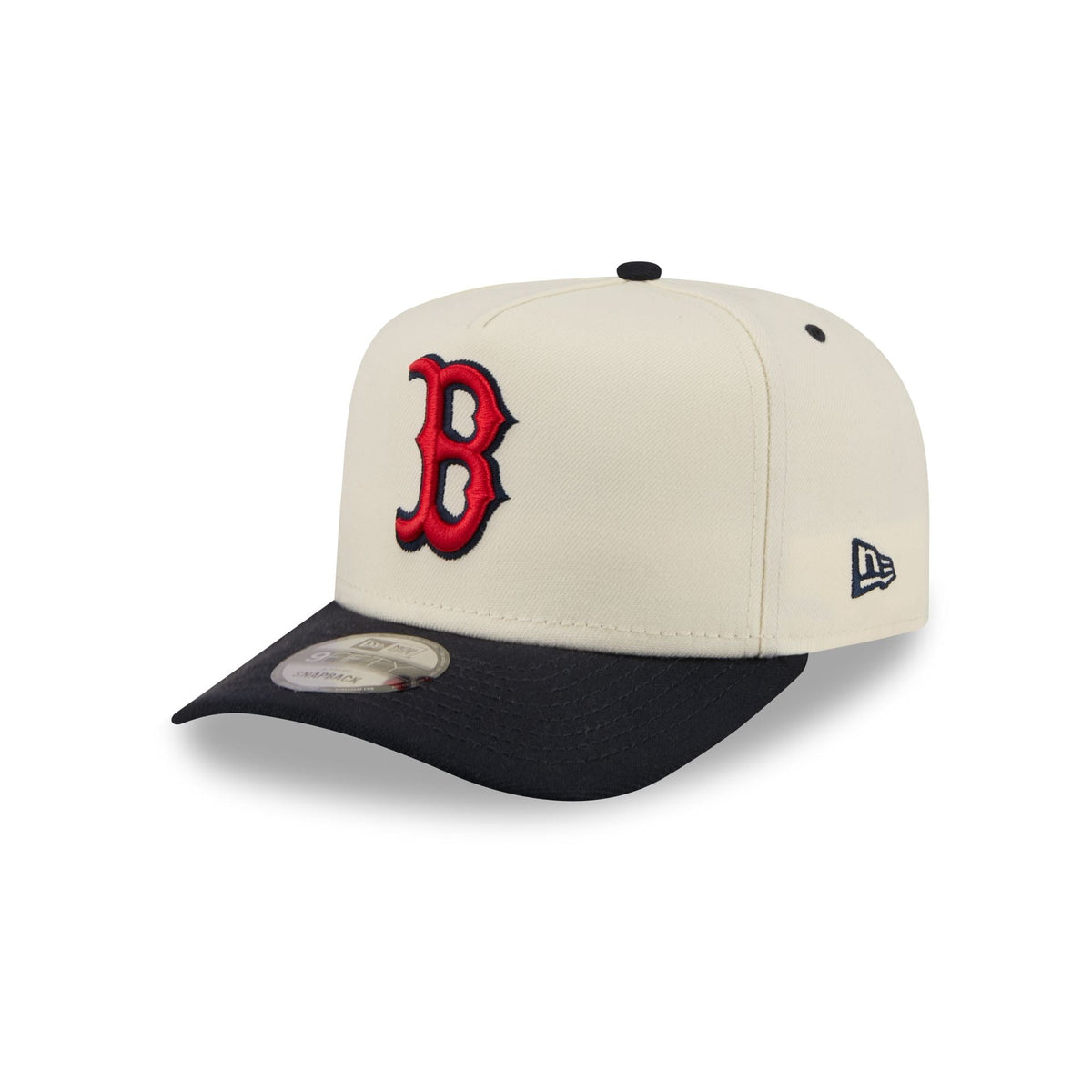 Boston Red Sox Statement Back Chrome White 9FIFTY A-Frame Snapback Hat