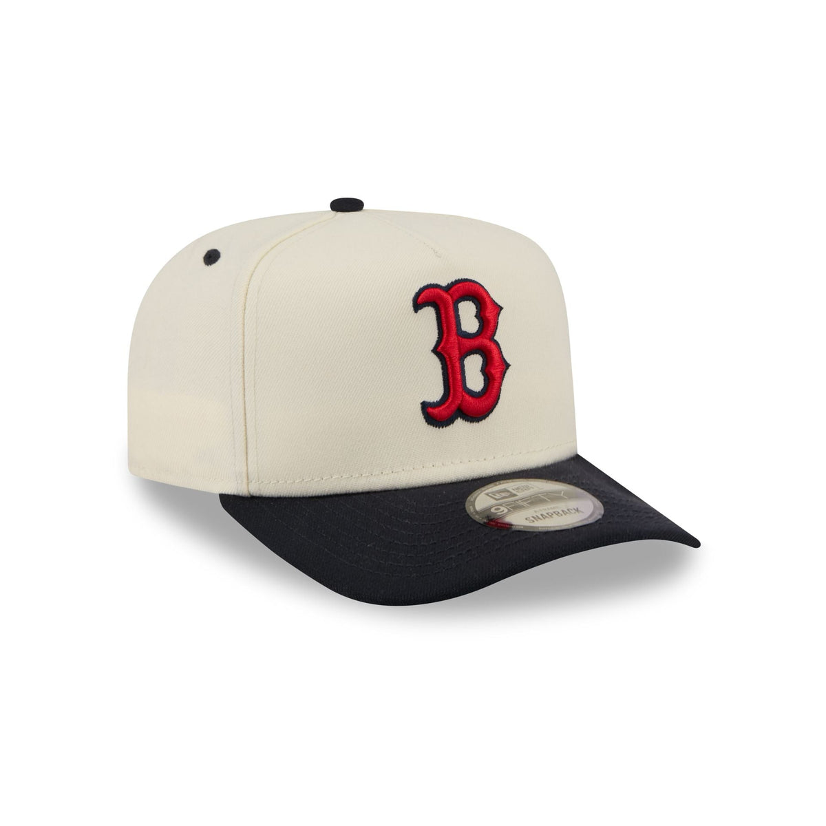 Boston Red Sox Statement Back Chrome White 9FIFTY A-Frame Snapback Hat