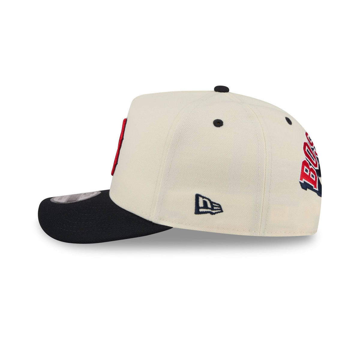 Boston Red Sox Statement Back Chrome White 9FIFTY A-Frame Snapback Hat