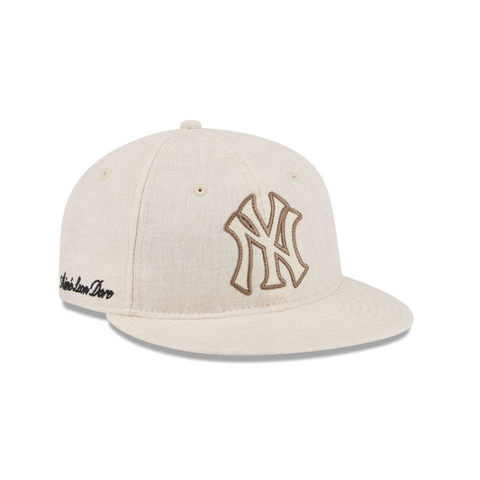 Aimé Leon Dore New York Yankees Stone Linen Retro Crown 9FIFTY Adjustable Hat