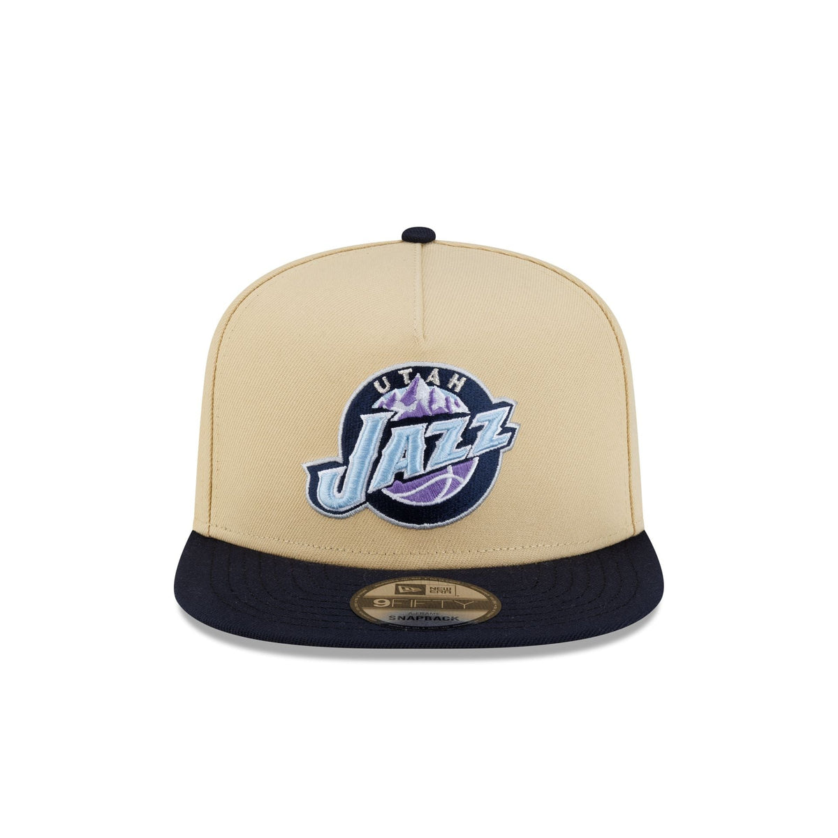 Utah Jazz Hardwood Classics 2000s Gold 9FIFTY A-Frame Snapback Hat