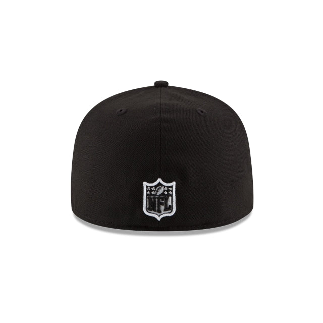 Baltimore Ravens Black & White 59FIFTY Fitted Hat
