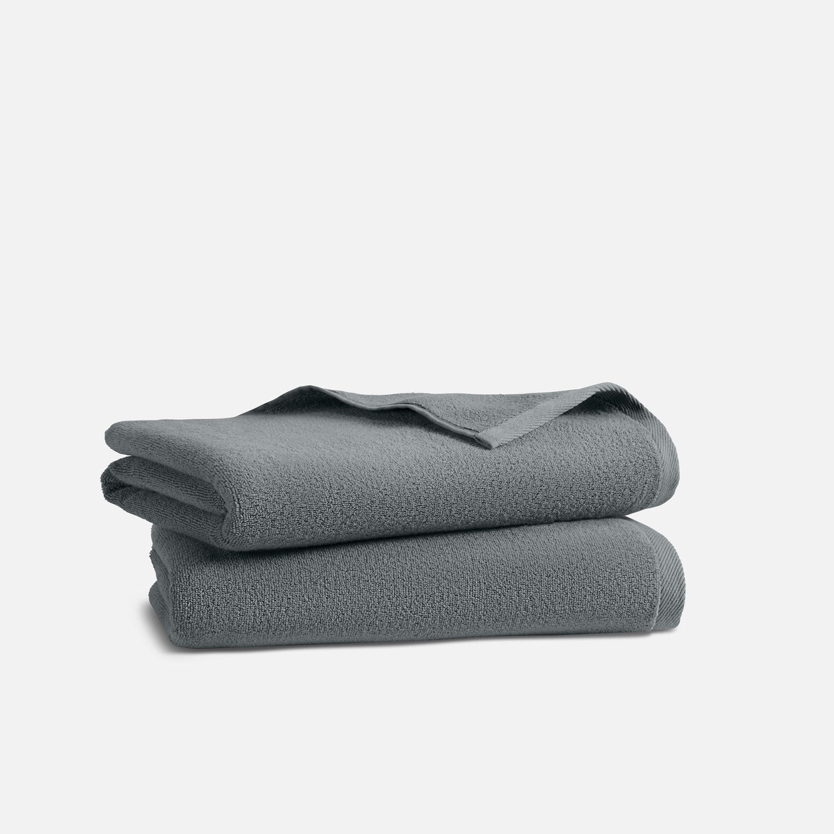Plush Turkish Cotton Bath Towels Set of 2