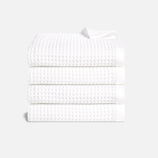 Dreamweave Waffle Set of 4 Bath Towel Bundle