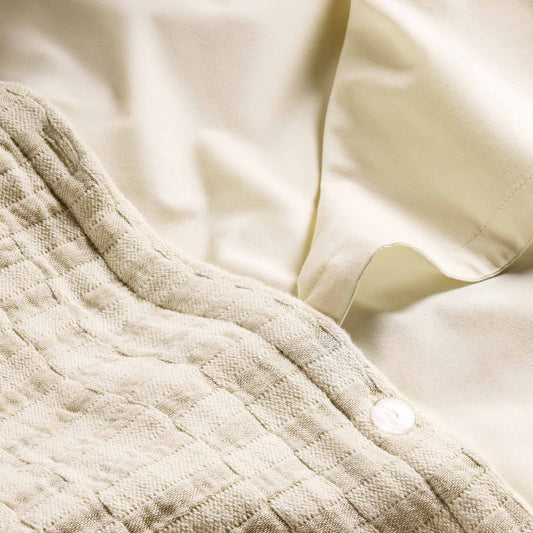 Woven Checkerboard Duvet Cover