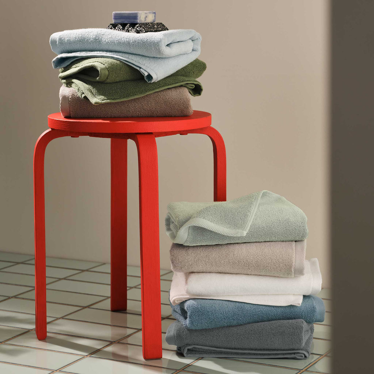 Plush Turkish Cotton Bath Towels Set of 2