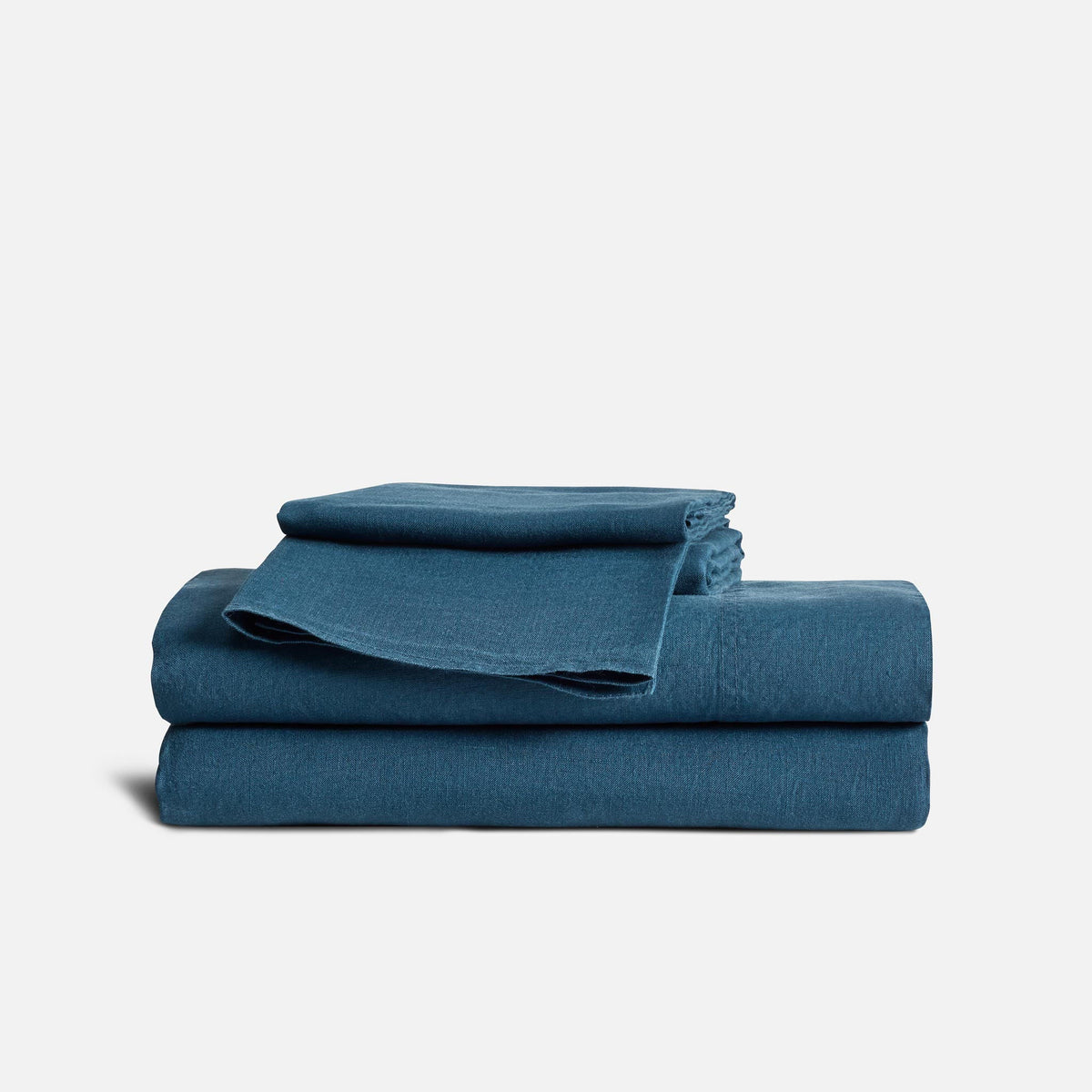 Washed European Linen Core Sheet Set