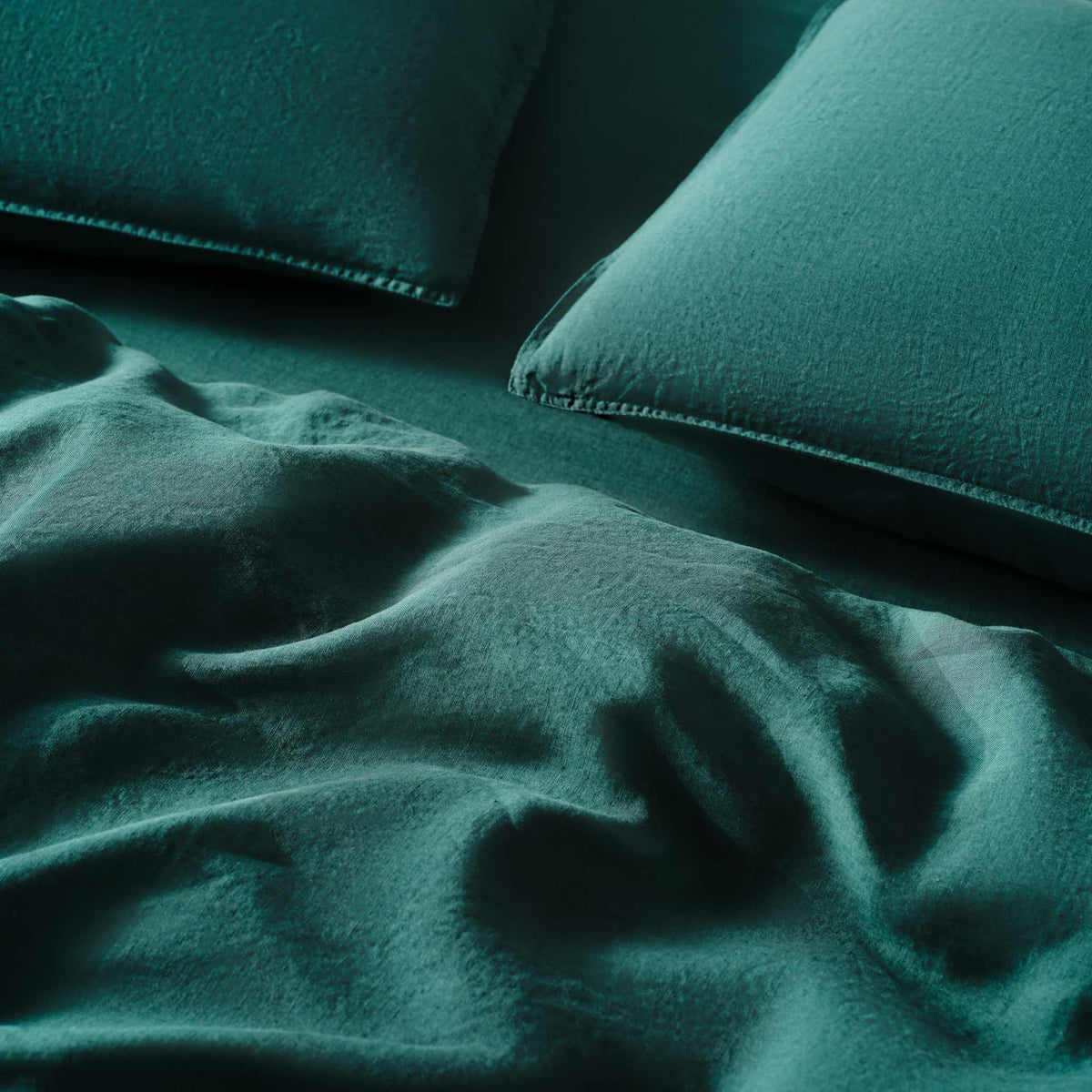Washed European Linen Duvet Cover
