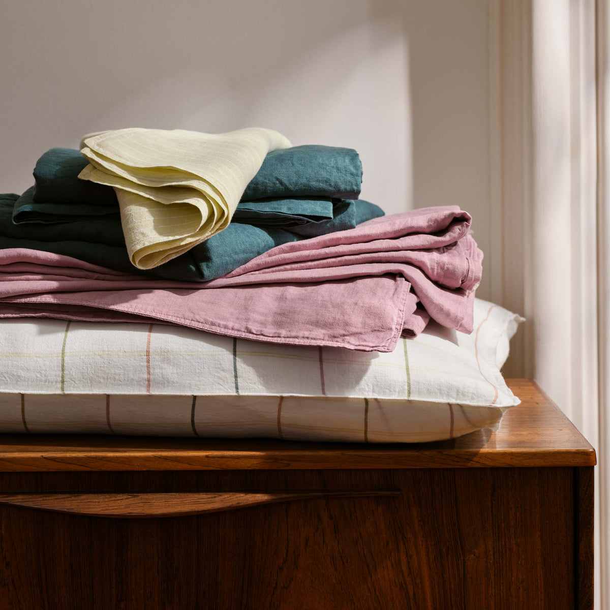 Washed European Linen Hardcore Sheet Bundle