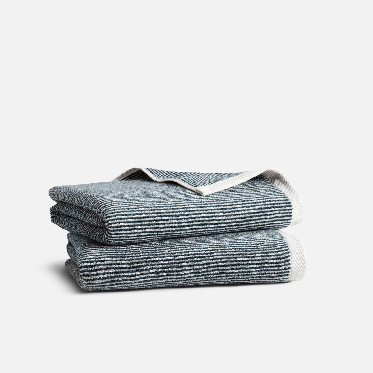 Plush Turkish Cotton Bath Towels Set of 2