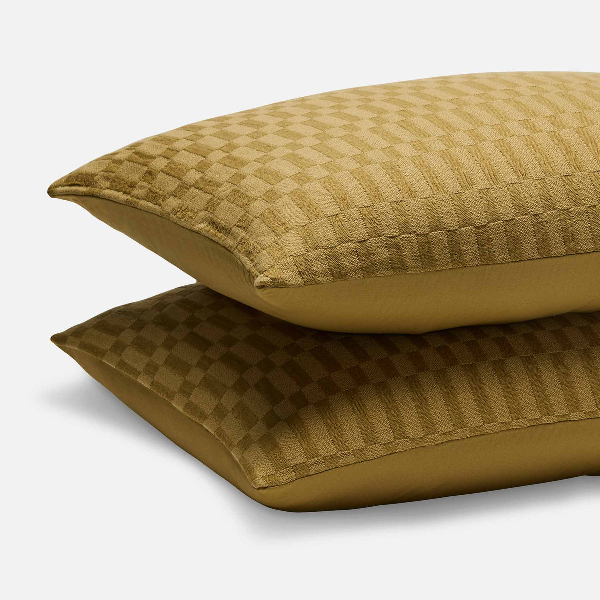 Woven Checkerboard Sham Set