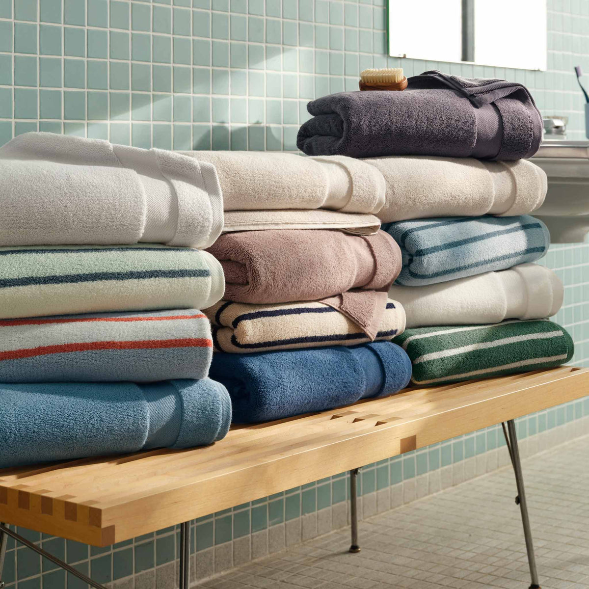 Super-Plush Turkish Cotton Bath Towels Set of 2