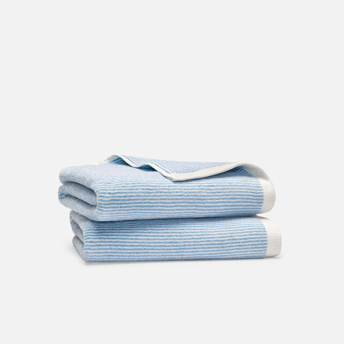 Plush Turkish Cotton Bath Towels Set of 2