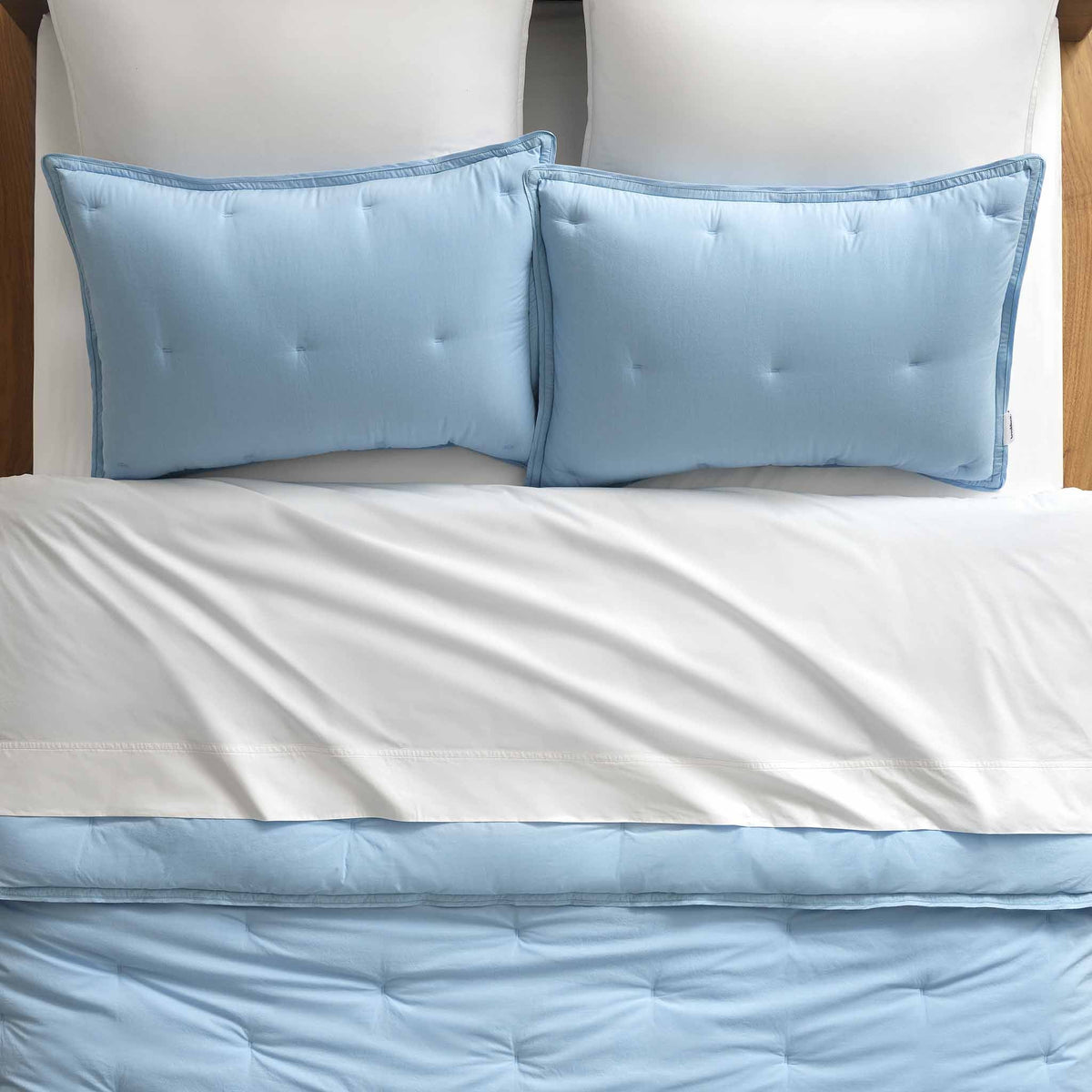Washed Classic Percale Comforter Set
