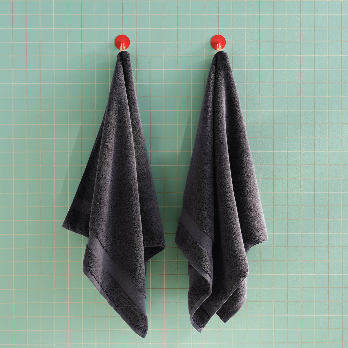 Super-Plush Turkish Cotton Bath Towels Set of 2