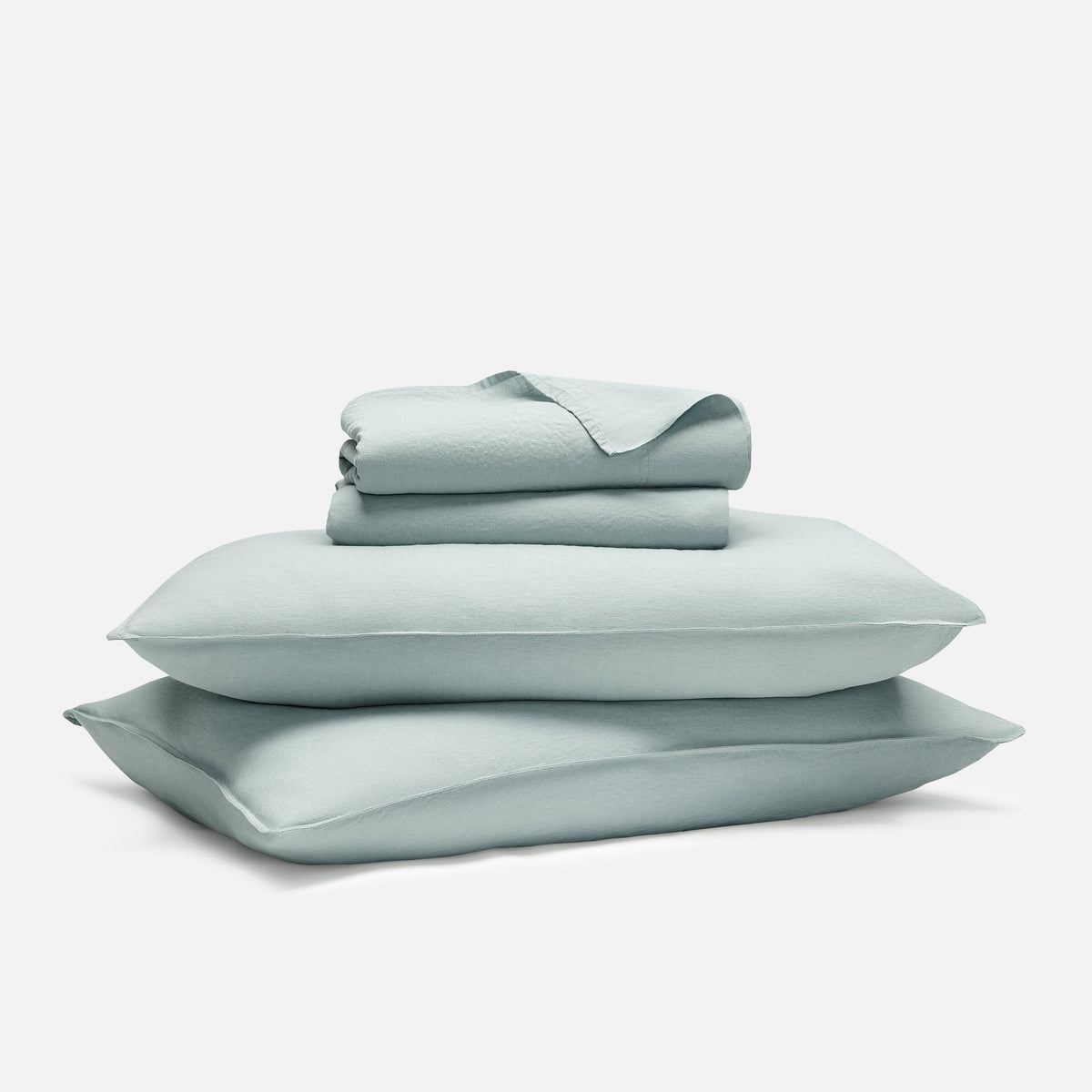 Washed European Linen Core Sheet Set