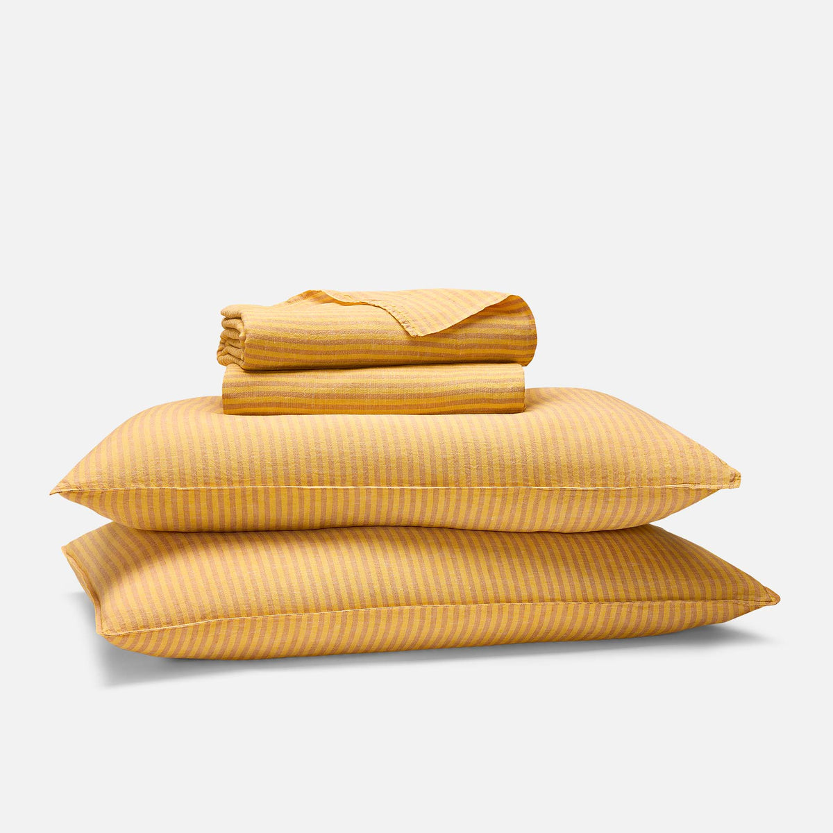 Washed European Linen Core Sheet Set