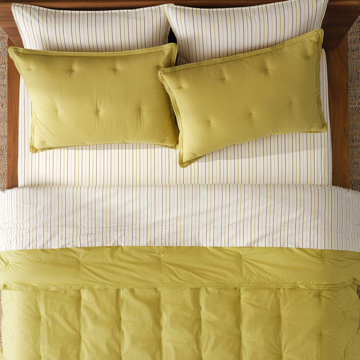 Washed Classic Percale Sham Set
