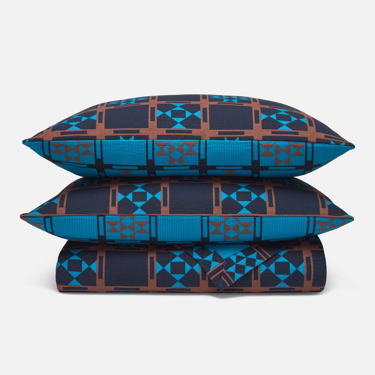 Ribbed Matelasse Quilt Set